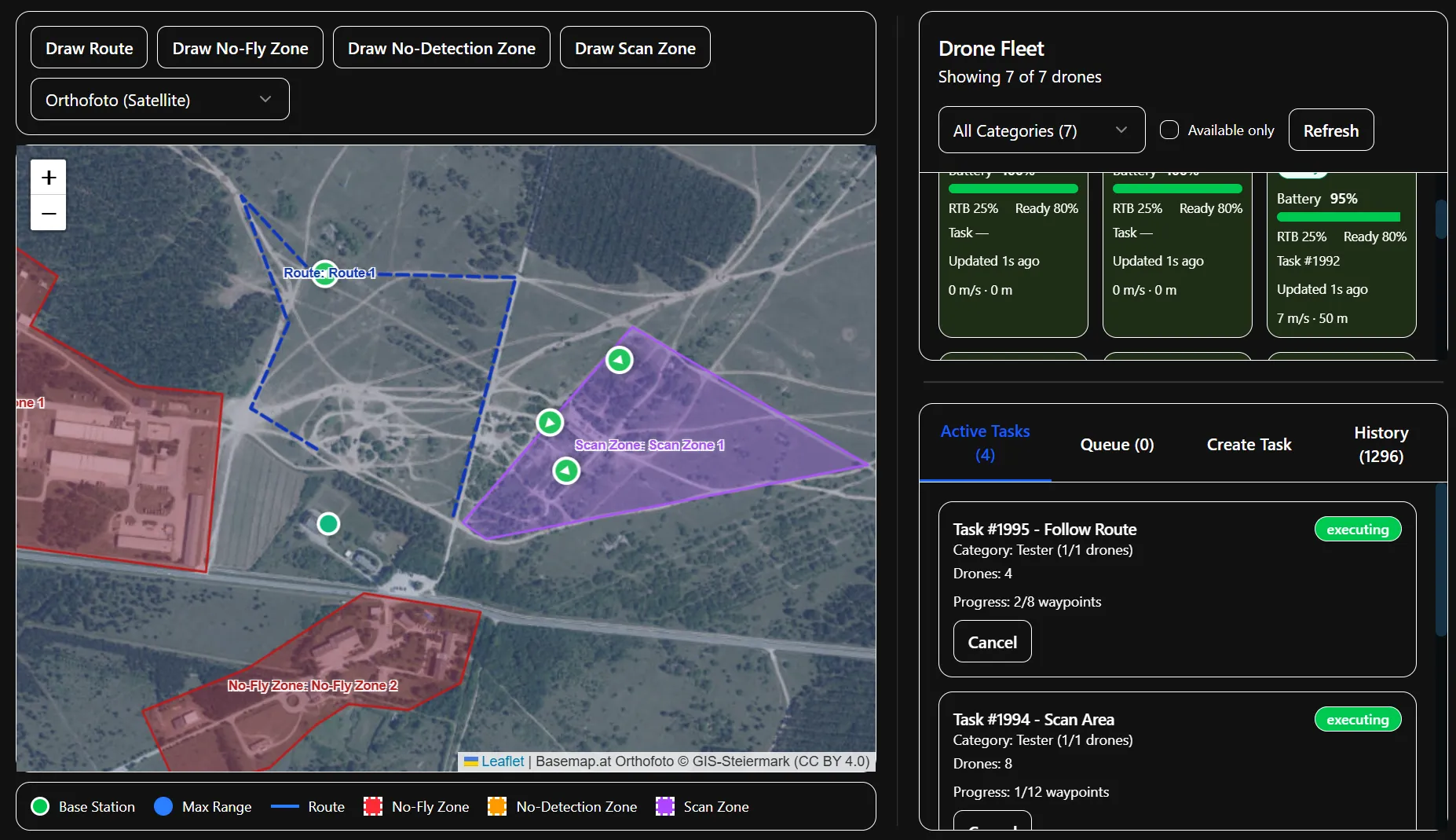 Mission Control Interface